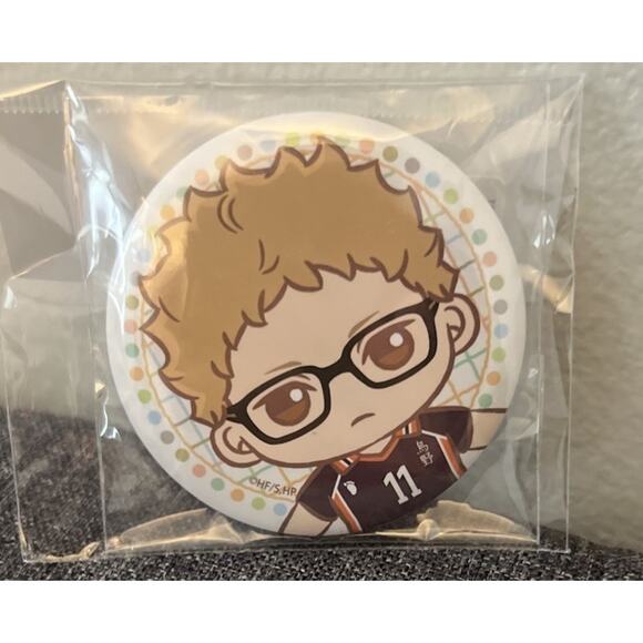 Haikyuu! Kei Tsukishima Lucky Lottery Can Badge Pin Brand New US Seller - Picture 2 of 2